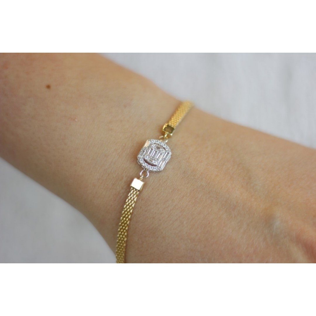 Hasır Örgülü Baget Bileklik