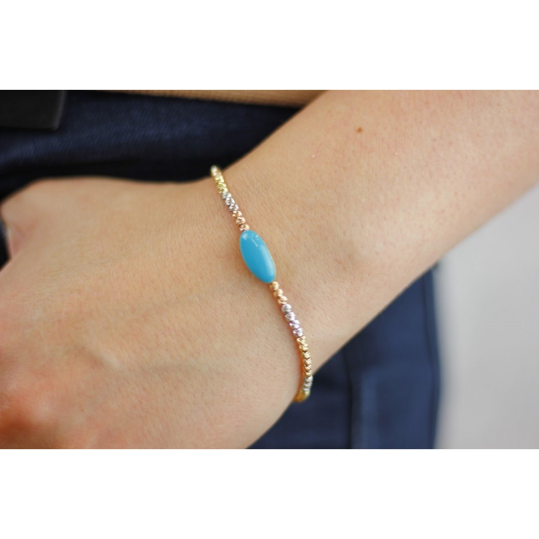 Dorika Bileklik Firuze Taşlı BL01633