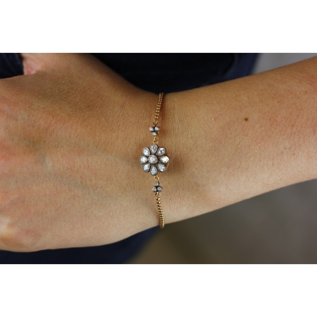 Elmas Modeli Kelepçe Bileklik BL01807