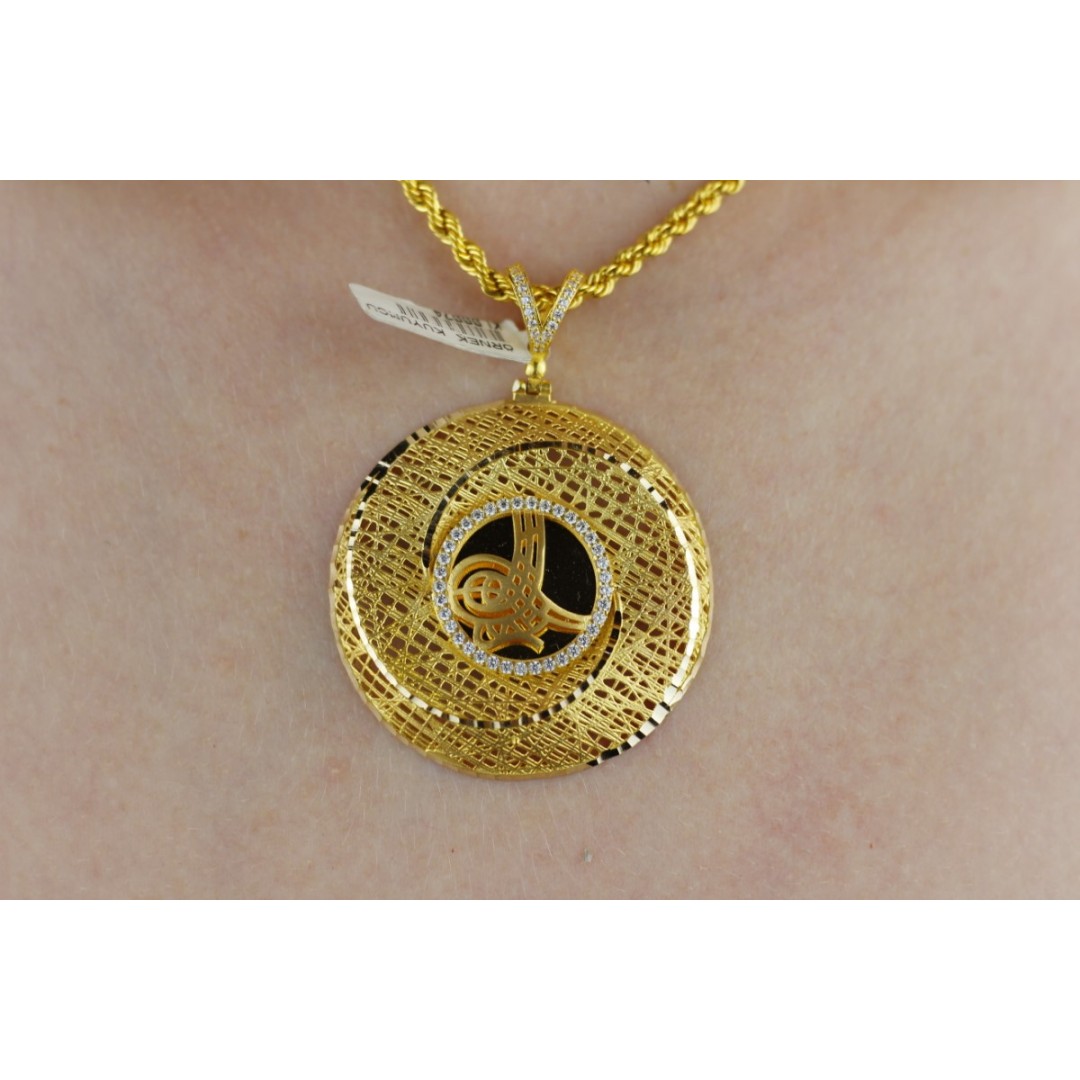 Tuğralı Kolye Ucu KL00074