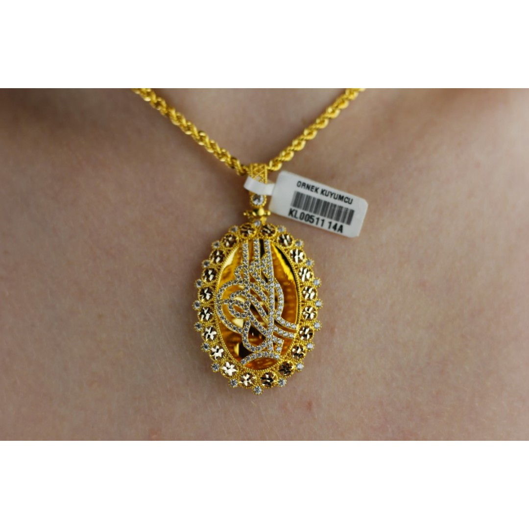 Tuğralı Kolye Ucu KL00511