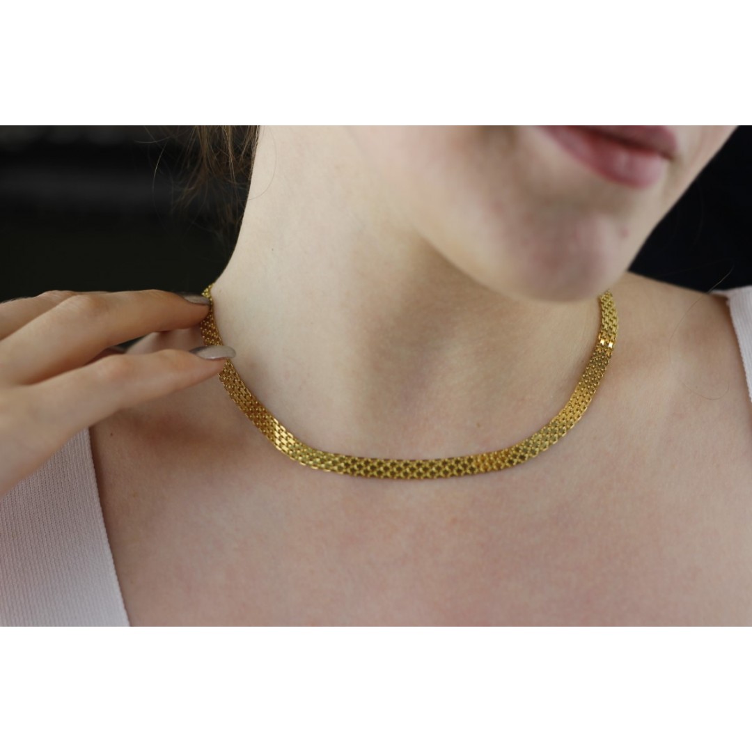 Vintage 14 Ayar Altın Gerdanlık