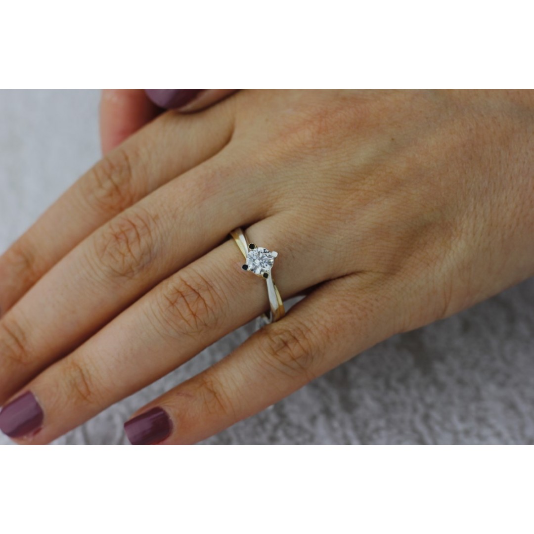 KıvrımlıAltın Yüzükler | Fantazi yüzük | Tektaş Yüzük YZ01815