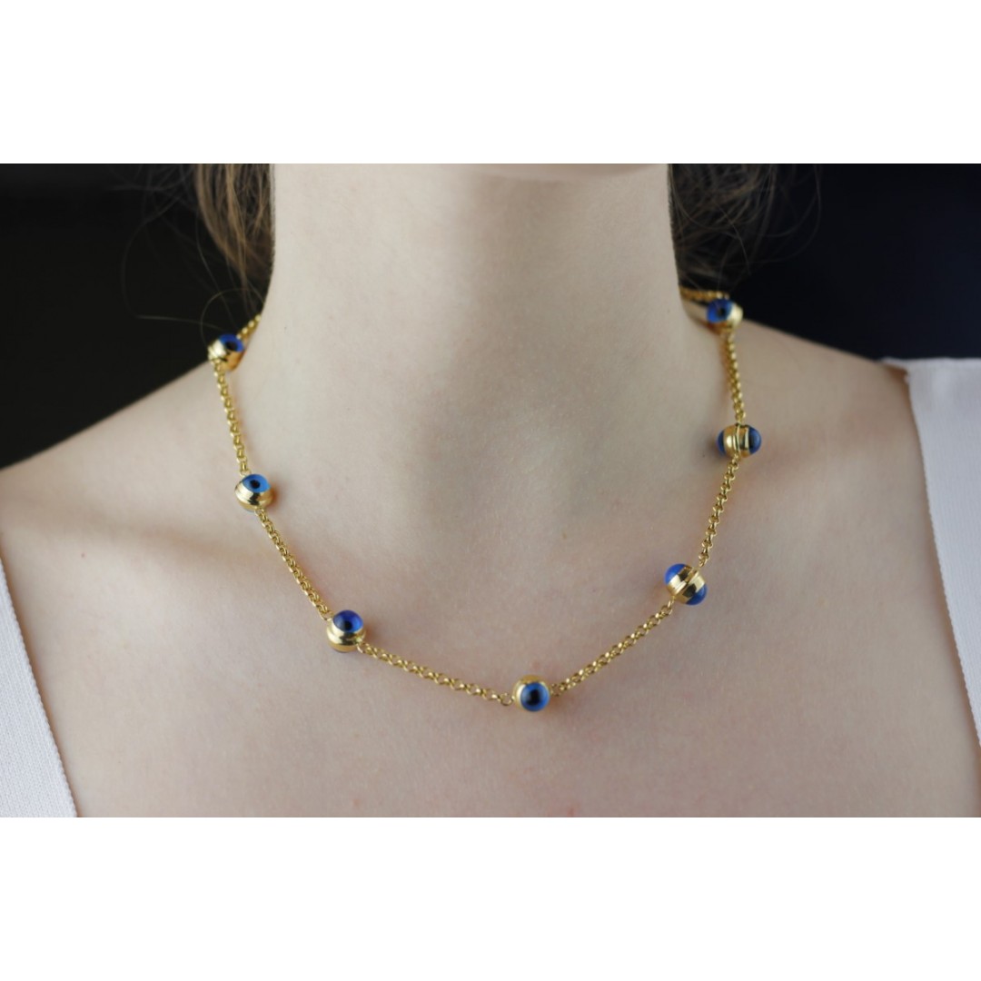 Nazar Boncuklu Zincir ZN01377