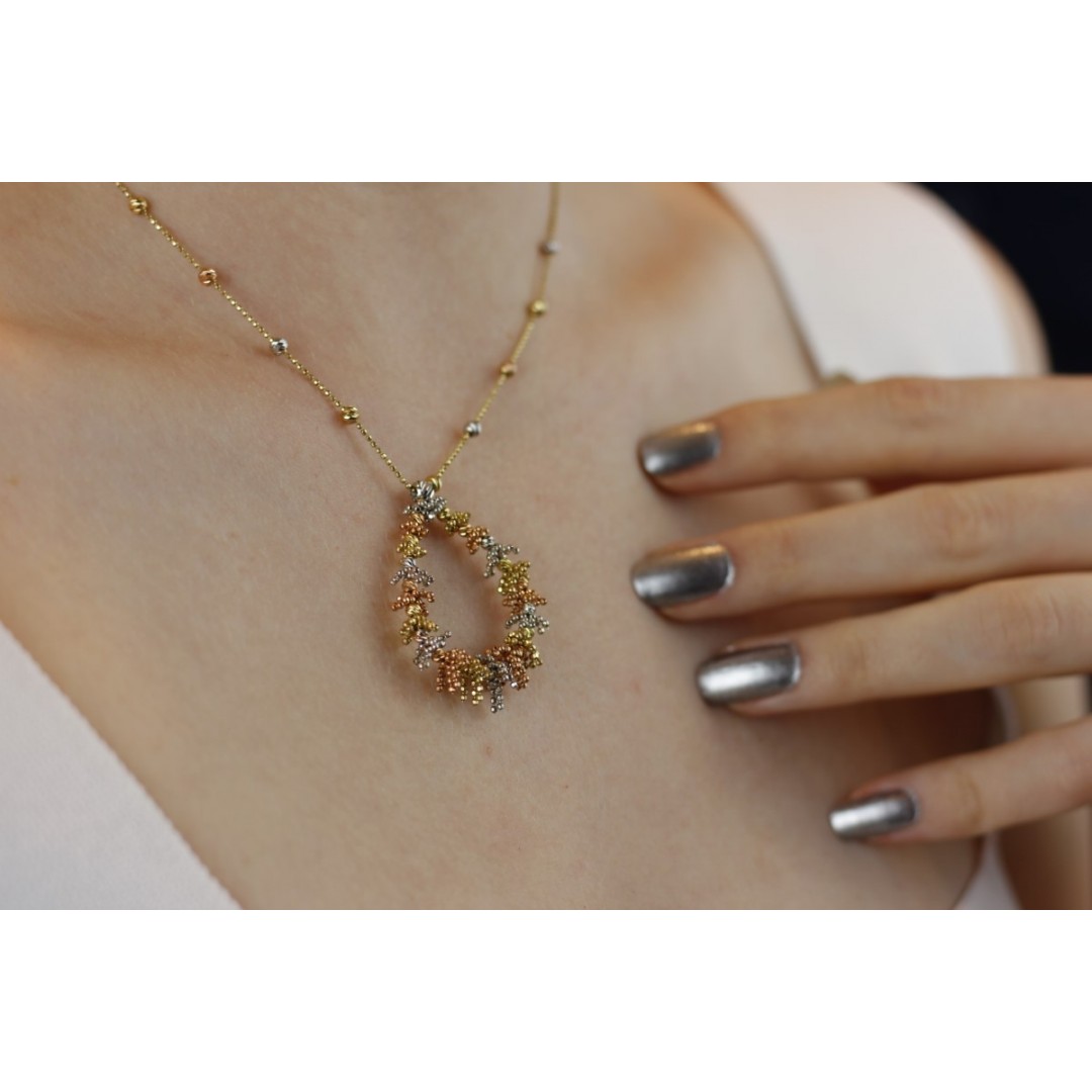 Püsküllü Dorika Kolye ZN01889