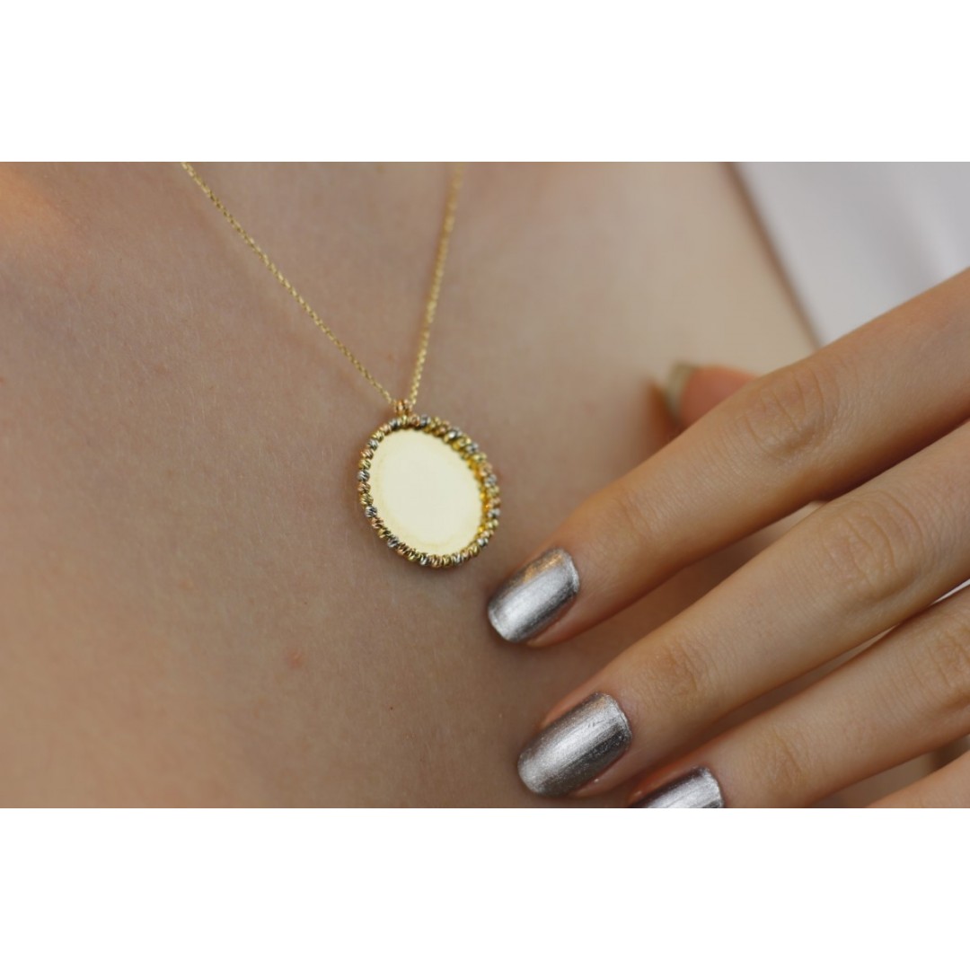 Dorika Toplu Plaka Kolye ZN02068