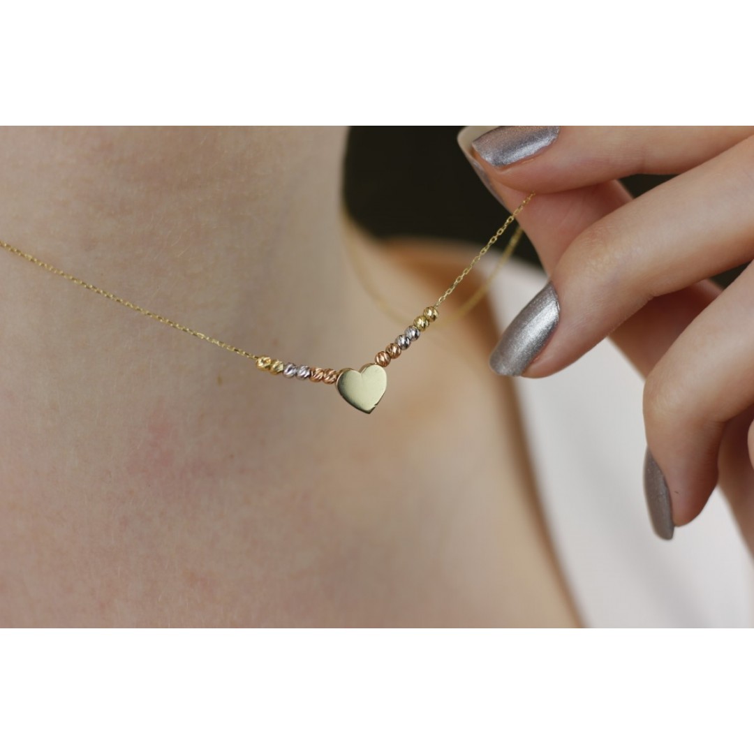 Dorika Toplu Kalp Kolye ZN02109